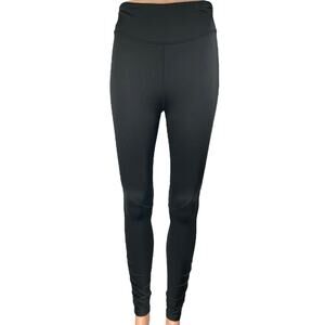 Alala Women's Black Mid Rise Skinny Pull On Activewear Yoga Legging Pants Size S